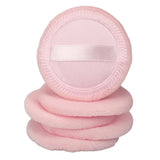 Maxbell 10Pcs Cotton Makeup Powder Puff with Strap Blush Loose Powder Blending Puff
