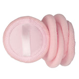 Maxbell 10Pcs Cotton Makeup Powder Puff with Strap Blush Loose Powder Blending Puff