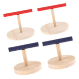 Maxbell 4 x Bird Desk Stand Training Stand Perch For Small Medium Large Birds Parrot