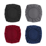 Maxbell 4pcs Jacquard Polyester Stretch Dining Chair Seat Cover Protector Size_L