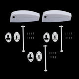 Maxbell 5pc T Style C-Clip Entry Door Catch Latch Holder for RV Camper Cargo Trailer