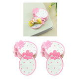 Maxbell 100 Pieces Strawberry Shape Paper Kid Hair Clip Hairpin Jewelry Display Card