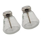 Maxbell 2pcs 180ml Empty Nail Polish Remover Pump Dispenser Push Down Press Bottle