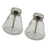 Maxbell 2pcs 180ml Empty Nail Polish Remover Pump Dispenser Push Down Press Bottle