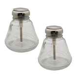 Maxbell 2pcs 180ml Empty Nail Polish Remover Pump Dispenser Push Down Press Bottle