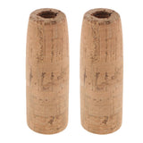 Maxbell 2pcs AA Grade Cork Fishing Rod Handle Grip DIY Components Repair Accessory
