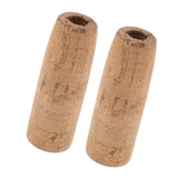 Maxbell 2pcs AA Grade Cork Fishing Rod Handle Grip DIY Components Repair Accessory
