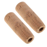 Maxbell 2pcs AA Grade Cork Fishing Rod Handle Grip DIY Components Repair Accessory