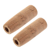 Maxbell 2pcs AA Grade Cork Fishing Rod Handle Grip DIY Components Repair Accessory