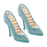 Maxbell 2pcs Blue Wedding Party Fantasy Jewelry Display Stand Holder Rack High Heels