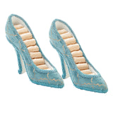 Maxbell 2pcs Blue Wedding Party Fantasy Jewelry Display Stand Holder Rack High Heels