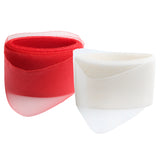 Maxbell 2 Rolls 25 Yards 6inch Wide Polyester Horsehair Braid White/Red