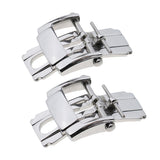 Maxbell 2pcs Stainless Steel Deployment Butterfly Buckle Clasp for Watch Strap 18mm