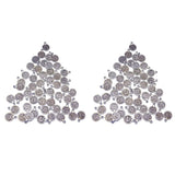 Maxbell 200 Pieces Gypsy Boho Carving Flower Coin Charm for Jewelry Making Pendant