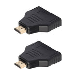 Maxbell 2x   1 In2 1080P Port Converter Male to 2 Female   Out Splitter Cable