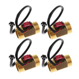 Maxbell 4x G1" Hall Effect Liquid Water Flow Sensor Switch Flow meter