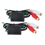 Maxbell 2x Car Audio Speaker Wire To Rca Line Output Converter Cable Length 8inch