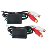 Maxbell 2x Car Audio Speaker Wire To Rca Line Output Converter Cable Length 8inch