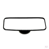 Maxbell 2x  Universal Car Truck Interior Rear View Mirror Suction Cup Mirror