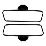 Maxbell 2x  Universal Car Truck Interior Rear View Mirror Suction Cup Mirror