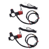 Maxbell 2x Universal Boat Outboard Engine Stop Safety Kill Switch Tether Cord