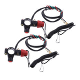 Maxbell 2x Universal Boat Outboard Engine Stop Safety Kill Switch Tether Cord