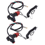 Maxbell 2x Universal Boat Outboard Engine Stop Safety Kill Switch Tether Cord