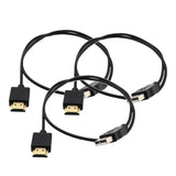 Maxbell 3x USB 2.0 Male to HDMI Male Charger Cable Splitter Adapter 50cm