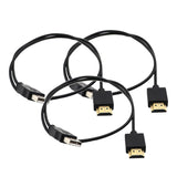 Maxbell 3x USB 2.0 Male to HDMI Male Charger Cable Splitter Adapter 50cm
