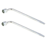 Maxbell 2x 21mm Wheel Lug Nut Wrench Car Truck Brace Tire Hex Key Socket Spanner