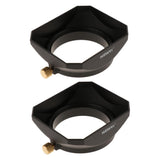 Maxbell 2x 49mm DSLR Mirrorless Camera Lens Hood Square Protector  Kit