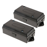 Maxbell 2x 7 Way Trailer Wire Junction Box Camper Truck Proof RV Light Cord Plug