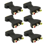 Maxbell Male to 3 RCA Video Audio Adapter AV Converter for 1080P DVD
