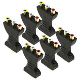 Maxbell Male to 3 RCA Video Audio Adapter AV Converter for 1080P DVD