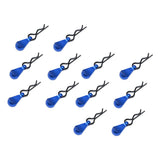 Maxbell Metal Body Clip R-Shape Pins with Pull Tabs for 1/8 1/10 Scale RC Car
