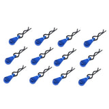Maxbell Metal Body Clip R-Shape Pins with Pull Tabs for 1/8 1/10 Scale RC Car