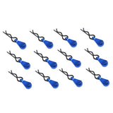 Maxbell Metal Body Clip R-Shape Pins with Pull Tabs for 1/8 1/10 Scale RC Car