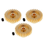 Maxbell 3Pcs 27T Teeth Motor Pinion Gear Upgrade for WLtoys A959 RC High Speed Buggy