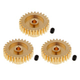Maxbell 3Pcs 27T Teeth Motor Pinion Gear Upgrade for WLtoys A959 RC High Speed Buggy