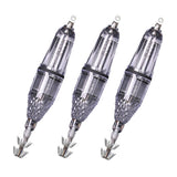 Maxbell 3 Pieces Luminous Octopus Squid Jig Hook 12cm Saltwater Fishing Lure Bait