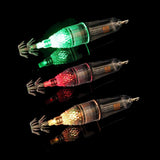 Maxbell 3 Pieces Luminous Octopus Squid Jig Hook 12cm Saltwater Fishing Lure Bait