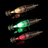 Maxbell 3 Pieces Luminous Octopus Squid Jig Hook 12cm Saltwater Fishing Lure Bait