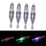 Maxbell 4 Pieces Luminous Octopus Squid Jig Hook 12cm Saltwater Fishing Lure Bait
