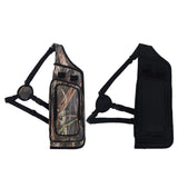 Maxbell 2 Pieces Archery Quiver Backpack Hunting Bag Compound Recurve Bow Holder