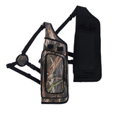 Maxbell 2 Pieces Archery Quiver Backpack Hunting Bag Compound Recurve Bow Holder