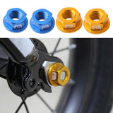 Maxbell 2 Pair Kids Bike Hubs Nut M10 Folding Balance Bike Wheel Hubs Axle Nuts