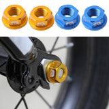 Maxbell 2 Pair Kids Bike Hubs Nut M10 Folding Balance Bike Wheel Hubs Axle Nuts