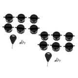 Maxbell 12Pc Surf  Plug with Grub Screws For Surfboard Fin Box w/ a Fin Key