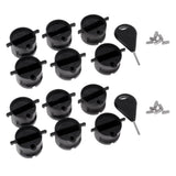 Maxbell 12Pc Surf  Plug with Grub Screws For Surfboard Fin Box w/ a Fin Key