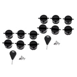 Maxbell 12Pc Surf  Plug with Grub Screws For Surfboard Fin Box w/ a Fin Key
